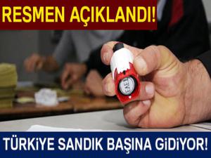 Erken seçim kararı Resmi Gazete'de yayımlandı