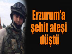 Erzurum'a şehit ateşi düştü