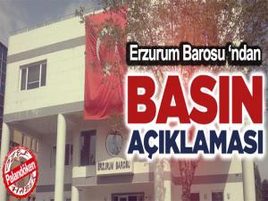 Erzurum Barosu BASIN BİLDİRİSİ