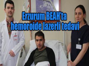  Erzurum BEAH'ta hemoroide lazerli tedavi