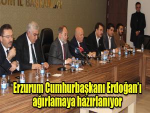 Erzurum Cumhurbaşkanı Erdoğanı ağırlamaya hazırlanıyor