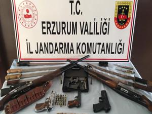 Erzurumda 1 kişi silah kaçakçılığından tutuklandı