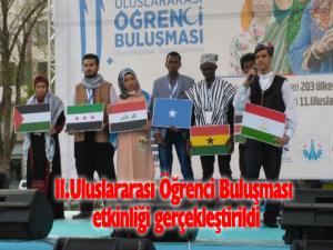 Erzurumda 11. Uluslararası Öğrenci Buluşması etkinliği renkli etkinliklere sahne oldu
