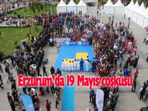 Erzurumda 19 Mayıs coşkusu