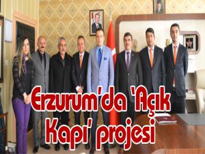 Erzurumda Açık Kapı projesi