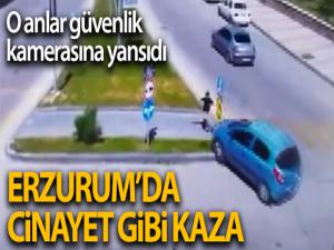 Erzurum'da cinayet gibi kaza