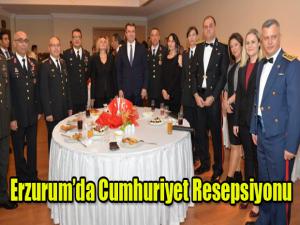 Erzurumda Cumhuriyet Resepsiyonu