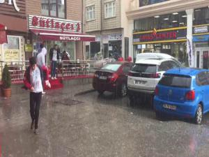 Erzurumda dolu sürprizi