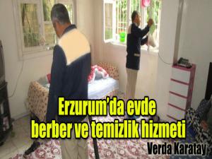Erzurumda evde berber ve temizlik hizmeti