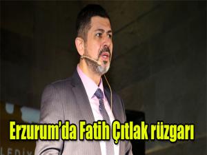 Erzurumda Fatih Çıtlak rüzgârı