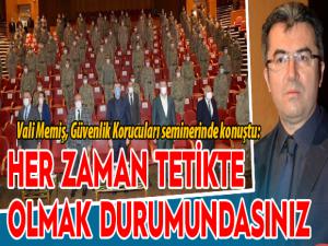 Erzurumda Güvenlik Korucuları Hizmet İçi Eğitim programı düzenlendi