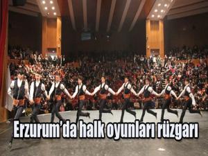 Erzurumda halk oyunları rüzgarı