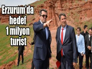 Erzurumda hedef 1 milyon turist