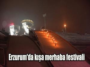 Erzurum'da kışa merhaba festivali