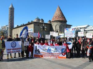 Erzurum'da Lösev'den, farkındalık yürüyüşü