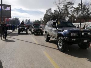 Erzurum'da offroad heyecanı