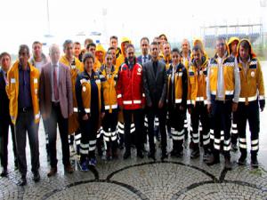 Erzurumda sağlık personellerine yönelik 'Ambulans Sürüş Teknikleri Eğitici Eğitimi' verildi