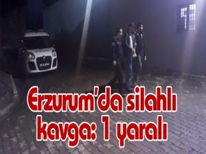 Erzurumda silahlı kavga: 1 yaralı 