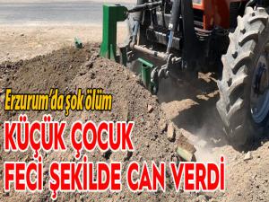 Erzurum'da şok ölüm, küçük çocuk feci şekilde can verdi