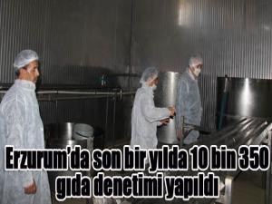 Erzurumda son bir yılda 10 bin 350 gıda denetimi yapıldı