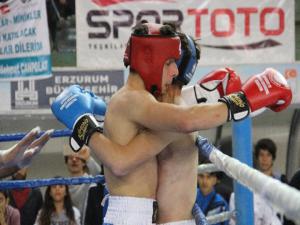 Erzurum'da Türkiye Kick Boks Şampiyonası heyecanı başladı