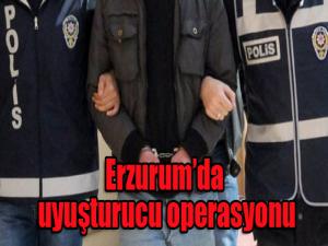  Erzurumda uyuşturucu operasyonu