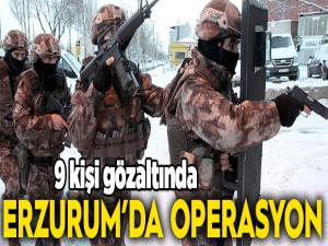 Erzurumda uyuşturucu operasyonu