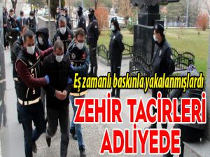 Erzurumda uyuşturucu taciri 12 şahıs adliyeye sevk edildi