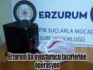 Erzurum'da uyuşturucu tacirlerine operasyon