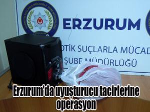 Erzurum'da uyuşturucu tacirlerine operasyon