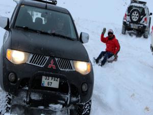 Erzurum'da yeni eğlence lastik raftingi