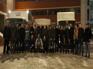 Erzurum'dan deprem bölgesine sevgi seli