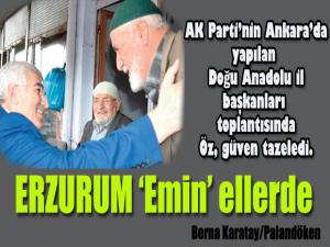 ERZURUM Emin ellerde