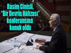 Erzurum Eski Milletvekillerinden Rasim Cinisli, Atatürk Üniversitesinde gençlere seslendi