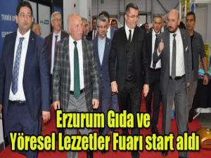 Erzurum Gıda ve Yöresel Lezzetler Fuarı start aldı