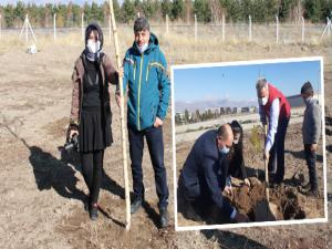 Erzurum GSİM bin fidan dikti