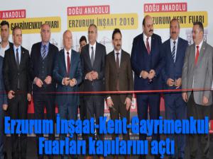 Erzurum İnşaat-Kent-Gayrimenkul Fuarları kapılarını açtı