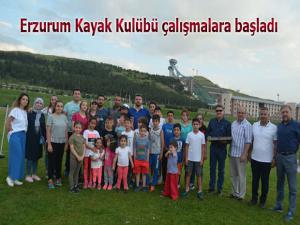 Erzurum Kayak Kulübü çalışmalara başladı