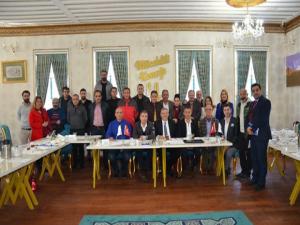 Erzurum Konfederasyonu Erzurum'da tanıtım ziyaretlerinde bulundu