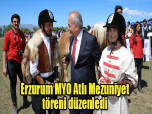 Erzurum MYO Atlı Mezuniyet töreni düzenledi