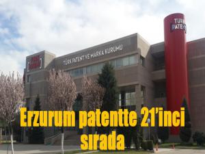  Erzurum patentte 21inci sırada