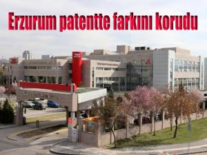 Erzurum patentte farkını korudu