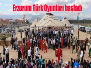 Erzurum Türk Oyunları başladı