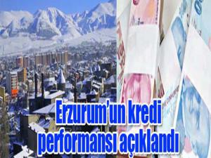 Erzurumun kredi performansı açıklandı