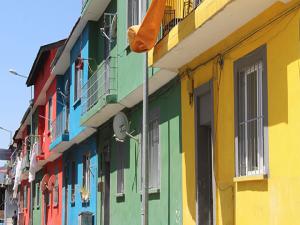 Erzurumun rengarenk mahallesi görenleri kendine hayran bırakıyor