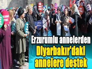 Erzurumlu annelerden Diyarbakır'daki annelere destek
