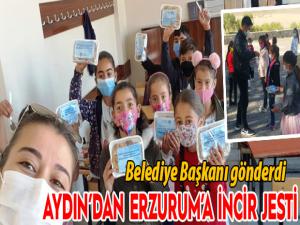 Erzurumlu minik öğrenciler incirle tanıştı