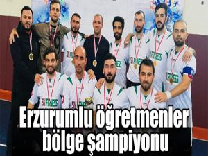 Erzurumlu öğretmenler bölge şampiyonu