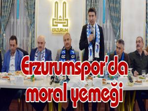 Erzurumsporda moral yemeği