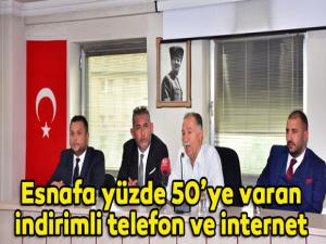 Esnafa yüzde 50ye varan indirimli telefon ve internet